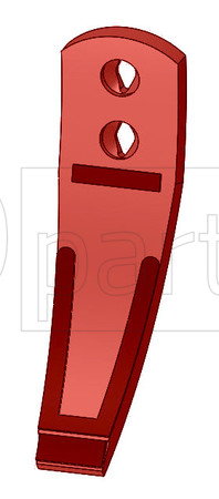 Punta de Reja 976 250 027  80x15x302mm, hardface