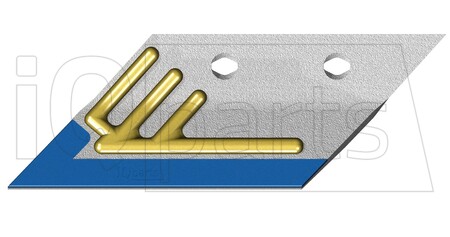 Düngereinlegeschar 066873VDH 12MM LH ; DIAMANT/HARDFACE