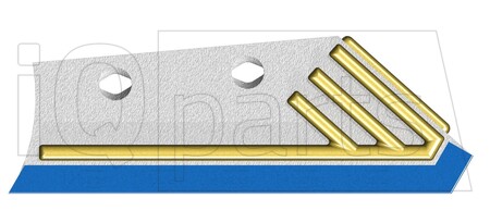 Reja de Rasette 631102VDH 12MM RH ; DIAMANT/HARDFACE