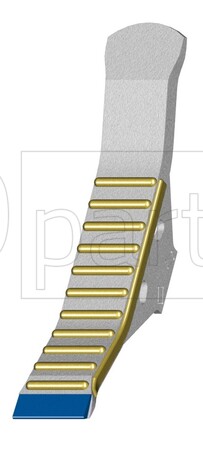 Punta coltivatore R17220380DH ; DIAMANT/HARDFACE